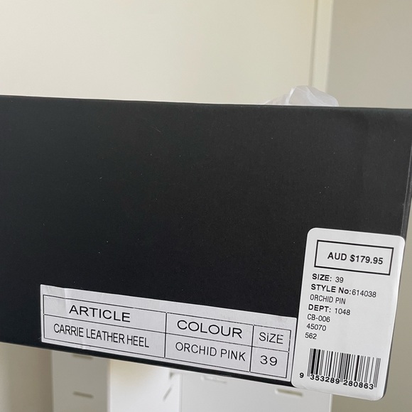 Brand New - French connection Pink Leather Heels size 39 - Picture 5 of 6